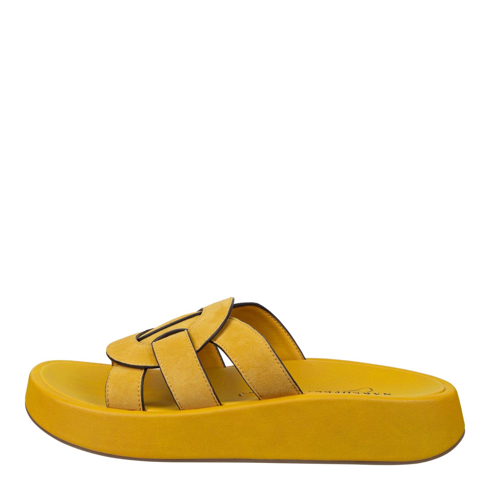 NAKED FEET - MARKET in YELLOW Platform Sandals - J. Cole ShoesNAKED FEETNAKED FEET - MARKET in YELLOW Platform Sandals