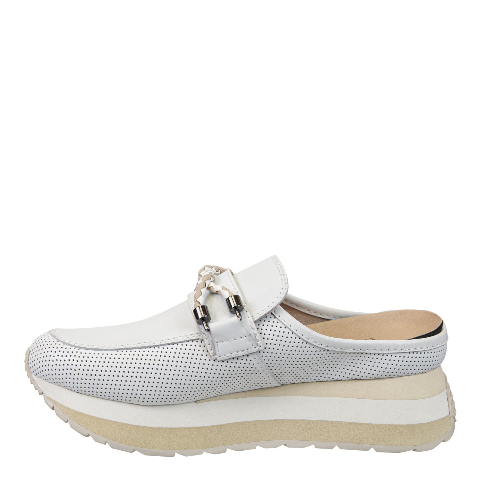 Naked Feet: POLO in WHITE Platform Sneakers - J. Cole ShoesNAKED FEETNaked Feet: POLO in WHITE Platform Sneakers