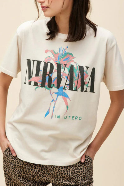 Nirvana Lilies Weekend Tee - J. Cole ShoesDAYDREAMERNirvana Lilies Weekend Tee