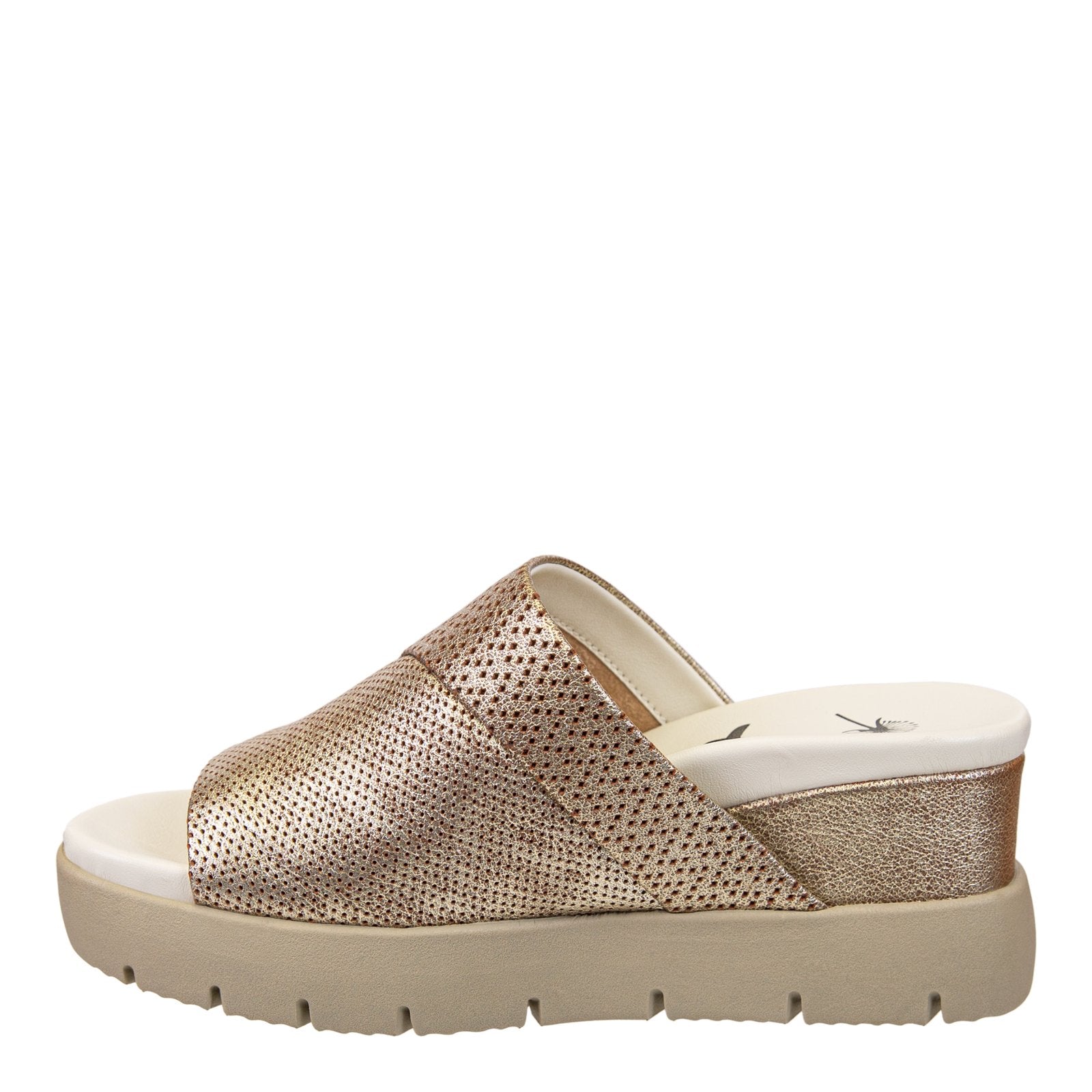 OTBT - NORM in GOLD Wedge Sandals - J. Cole ShoesOTBTOTBT - NORM in GOLD Wedge Sandals