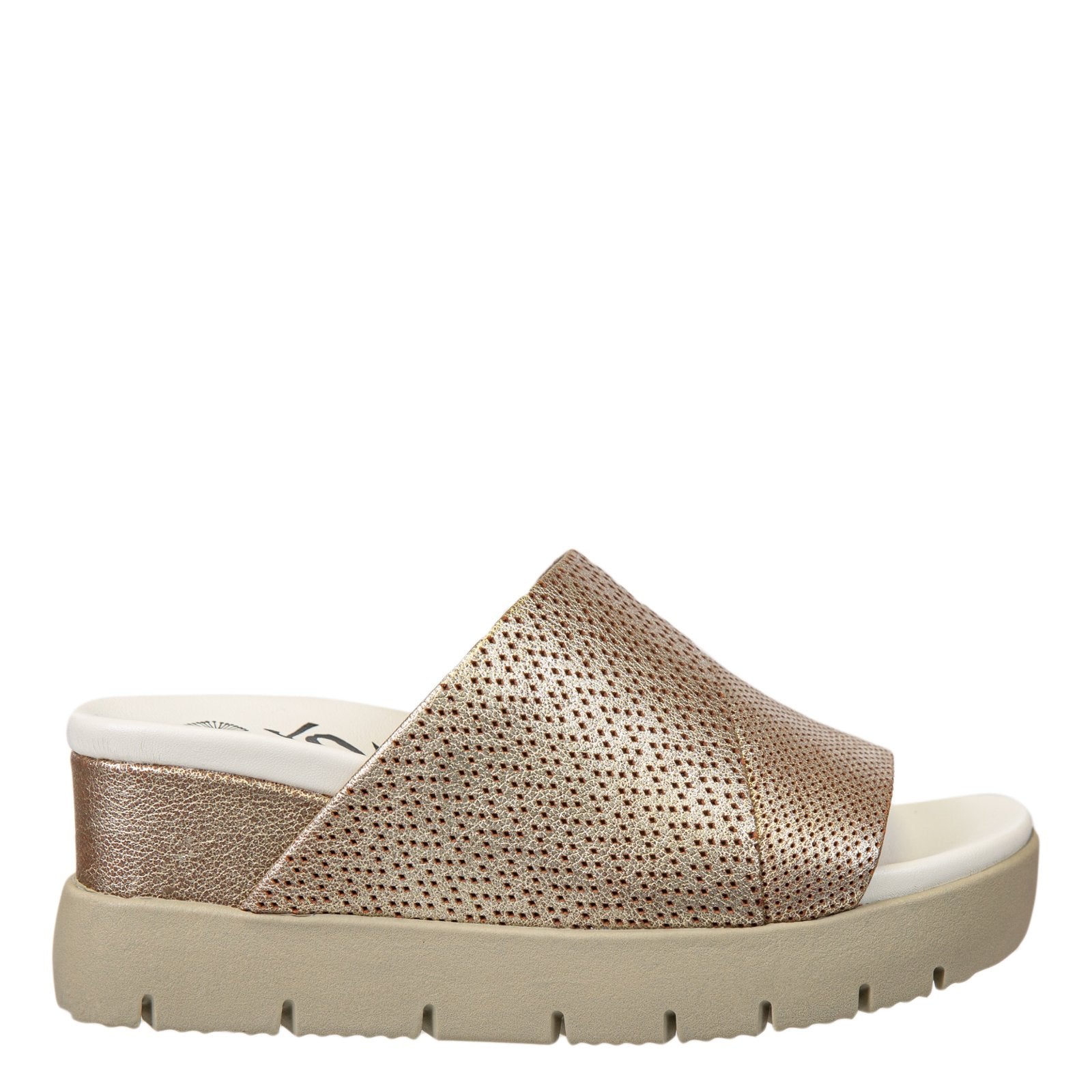 OTBT - NORM in GOLD Wedge Sandals - J. Cole ShoesOTBTOTBT - NORM in GOLD Wedge Sandals