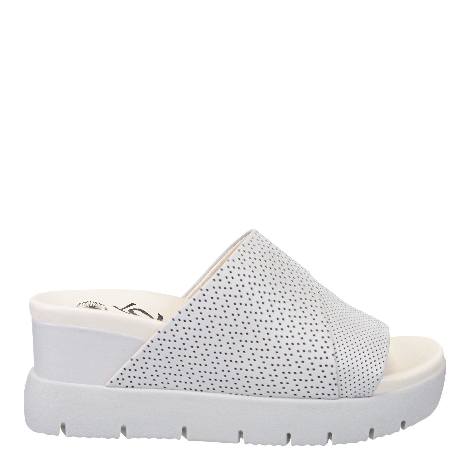 OTBT - NORM in WHITE Wedge Sandals - J. Cole ShoesOTBTOTBT - NORM in WHITE Wedge Sandals