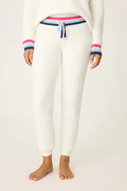 PJ Salvage: Marshmallow Party Knit Banded Pant - J. Cole ShoesPJ SALVAGEPJ Salvage: Marshmallow Party Knit Banded Pant