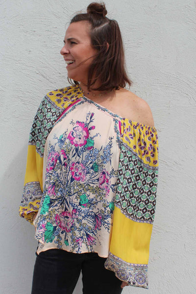 Positano Printed Blouse - J. Cole ShoesFREE PEOPLEPositano Printed Blouse