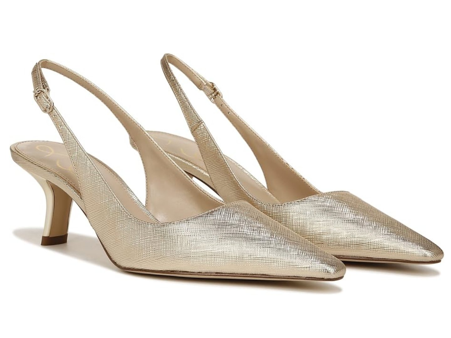 Sam Edelman: Bianka Sling in Gold Metallic - J. Cole ShoesSAM EDELMANSam Edelman: Bianka Sling in Gold Metallic