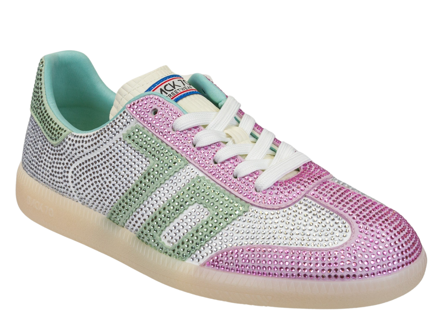 BACK 70 - SIRIO 2506 in PINK LIGHT GREEN Sneakers