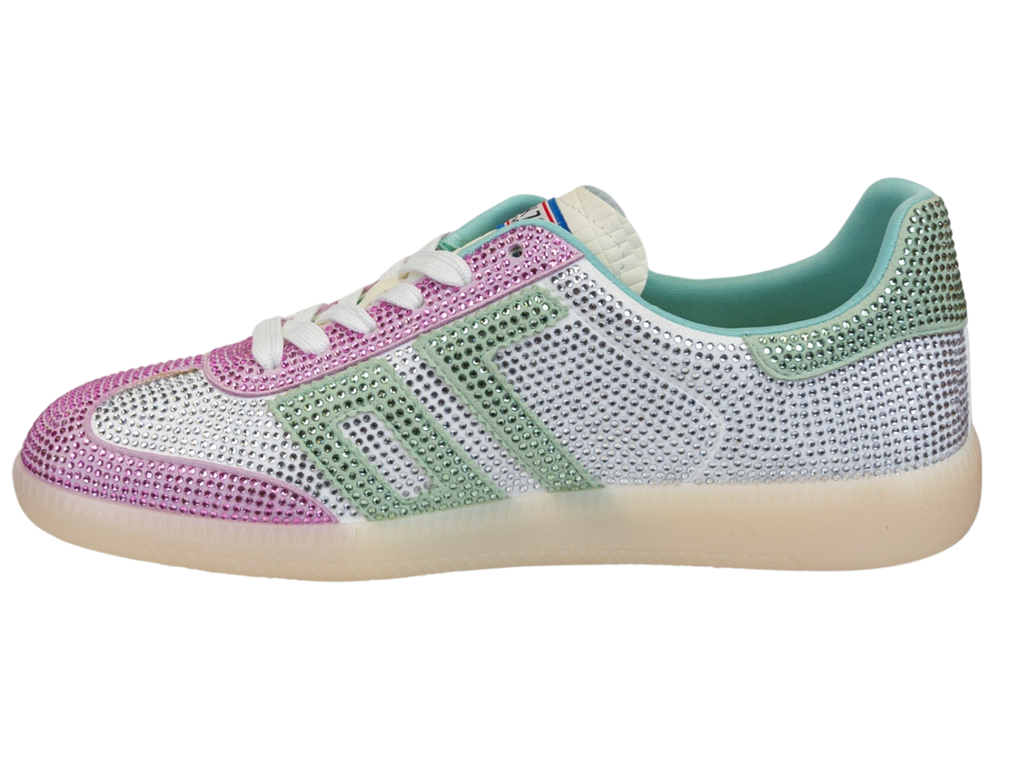 BACK 70 - SIRIO 2506 in PINK LIGHT GREEN Sneakers