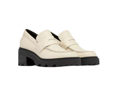 Sorel: Joan Now City Loafer in Chalk/Black - J. Cole ShoesSORELSorel: Joan Now City Loafer in Chalk/Black