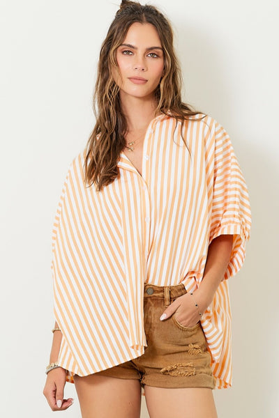 Sunrise Stripe Button - Up - J. Cole ShoesDAY + MOONSunrise Stripe Button - Up