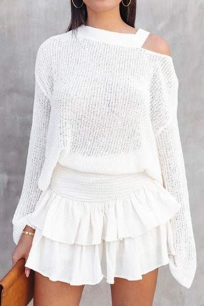 The Paige Skirt in White - J. Cole Shoesooh fashionThe Paige Skirt in White