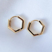 Theo Hoop Earrings in Gold - J. Cole ShoesKINSEY DESIGNSTheo Hoop Earrings in Gold