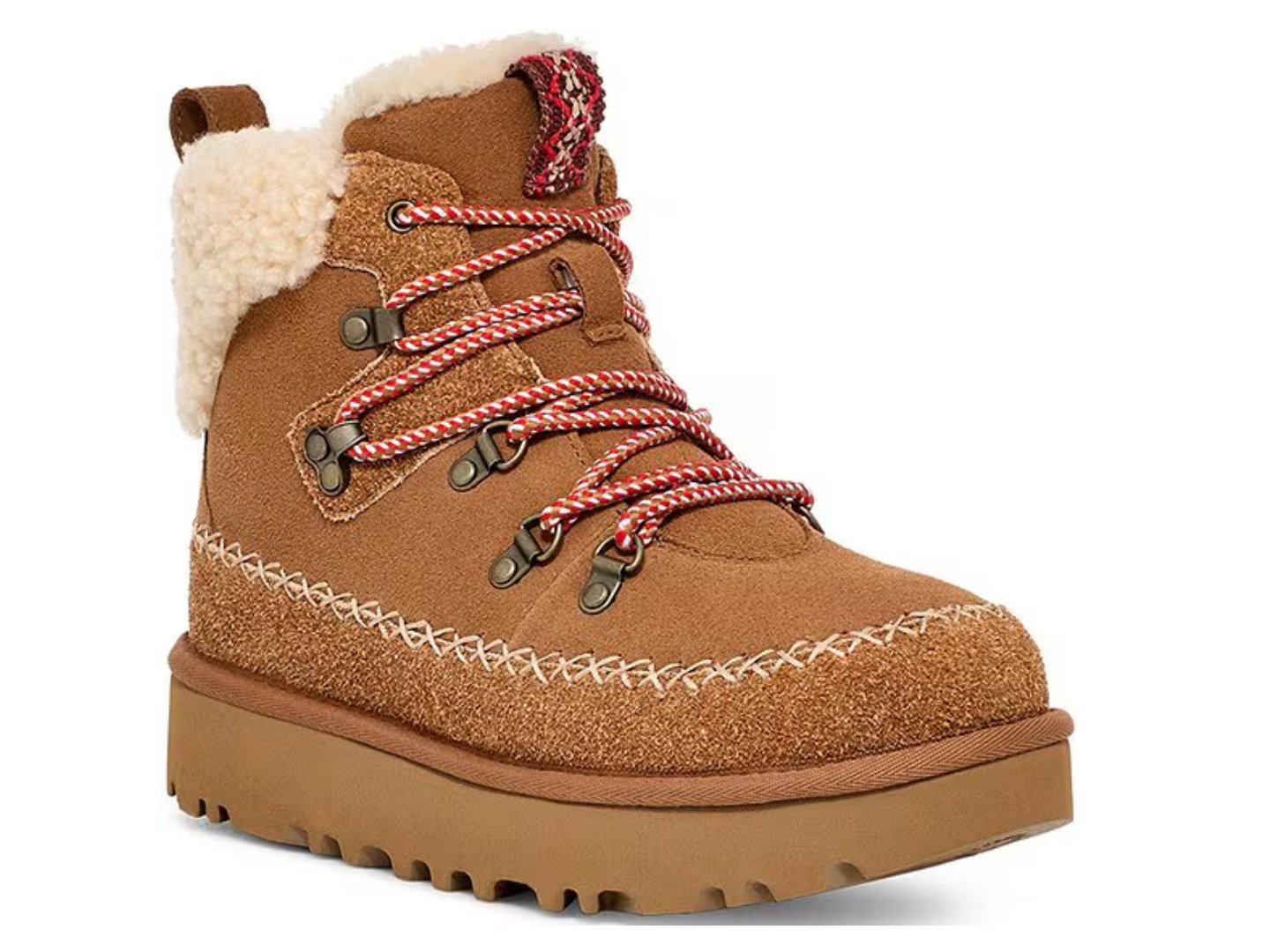 Ugg: Classic Alpine Lace Up in Chestnut - J. Cole ShoesUGGUgg: Classic Alpine Lace Up in Chestnut