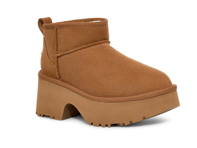 Ugg: Classic Ultra Mini New Heights in Chestnut - J. Cole ShoesUGGUgg: Classic Ultra Mini New Heights in Chestnut