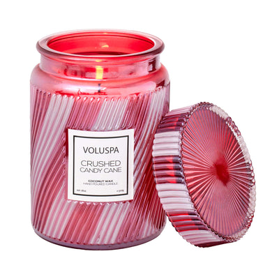 Voluspa: Crushed Candy Cane Large Jar 18oz - J. Cole ShoesVOLUSPAVoluspa: Crushed Candy Cane Large Jar 18oz