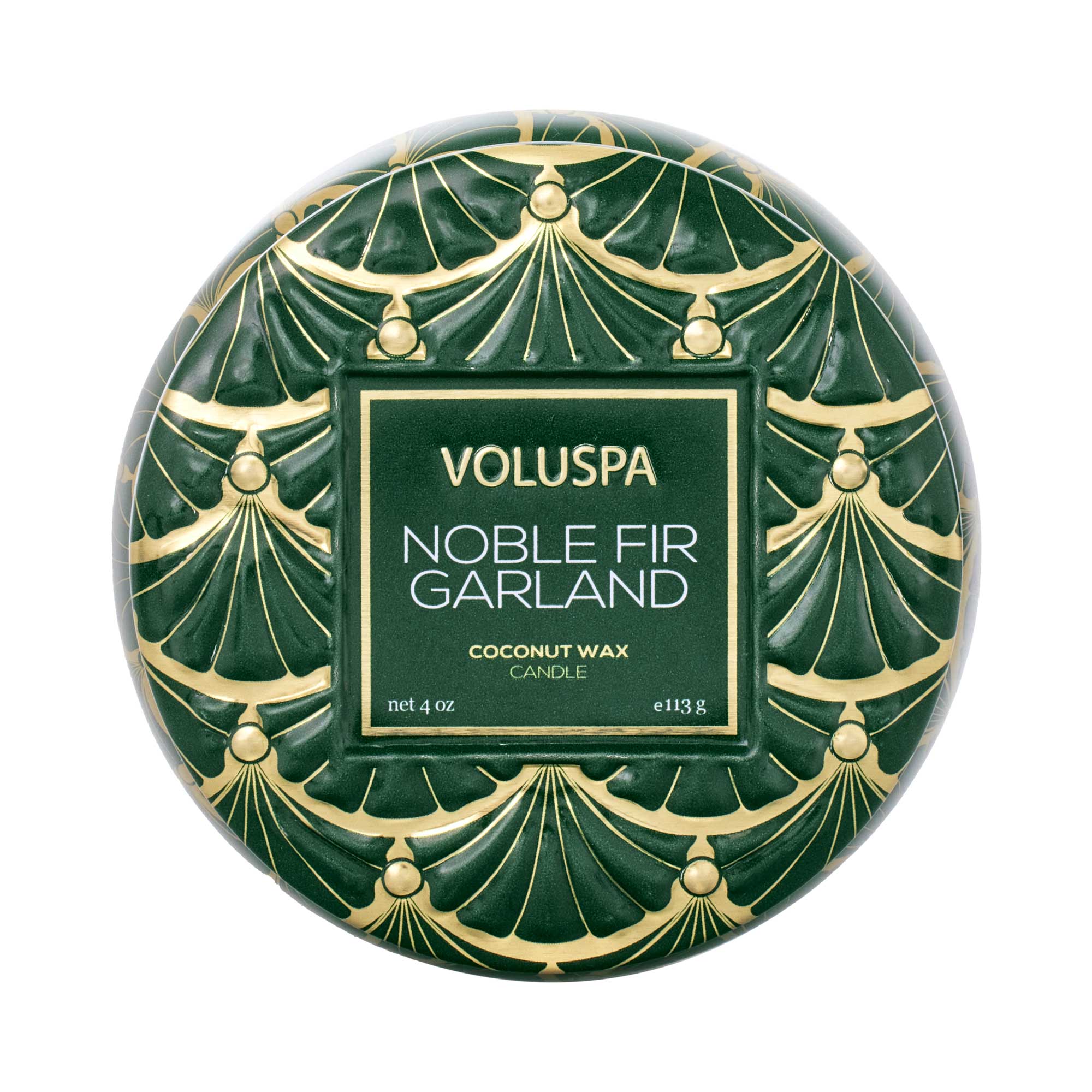 Voluspa: Noble Fir Garland Mini Tin - J. Cole ShoesVOLUSPAVoluspa: Noble Fir Garland Mini Tin