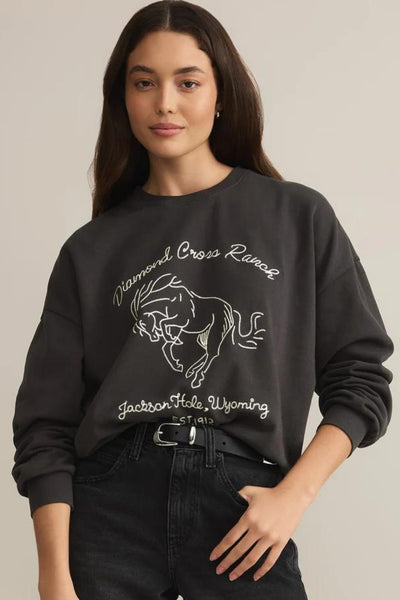 Z Supply: Bronc Sunday Sweatshirt - J. Cole ShoesZ SUPPLYZ Supply: Bronc Sunday Sweatshirt