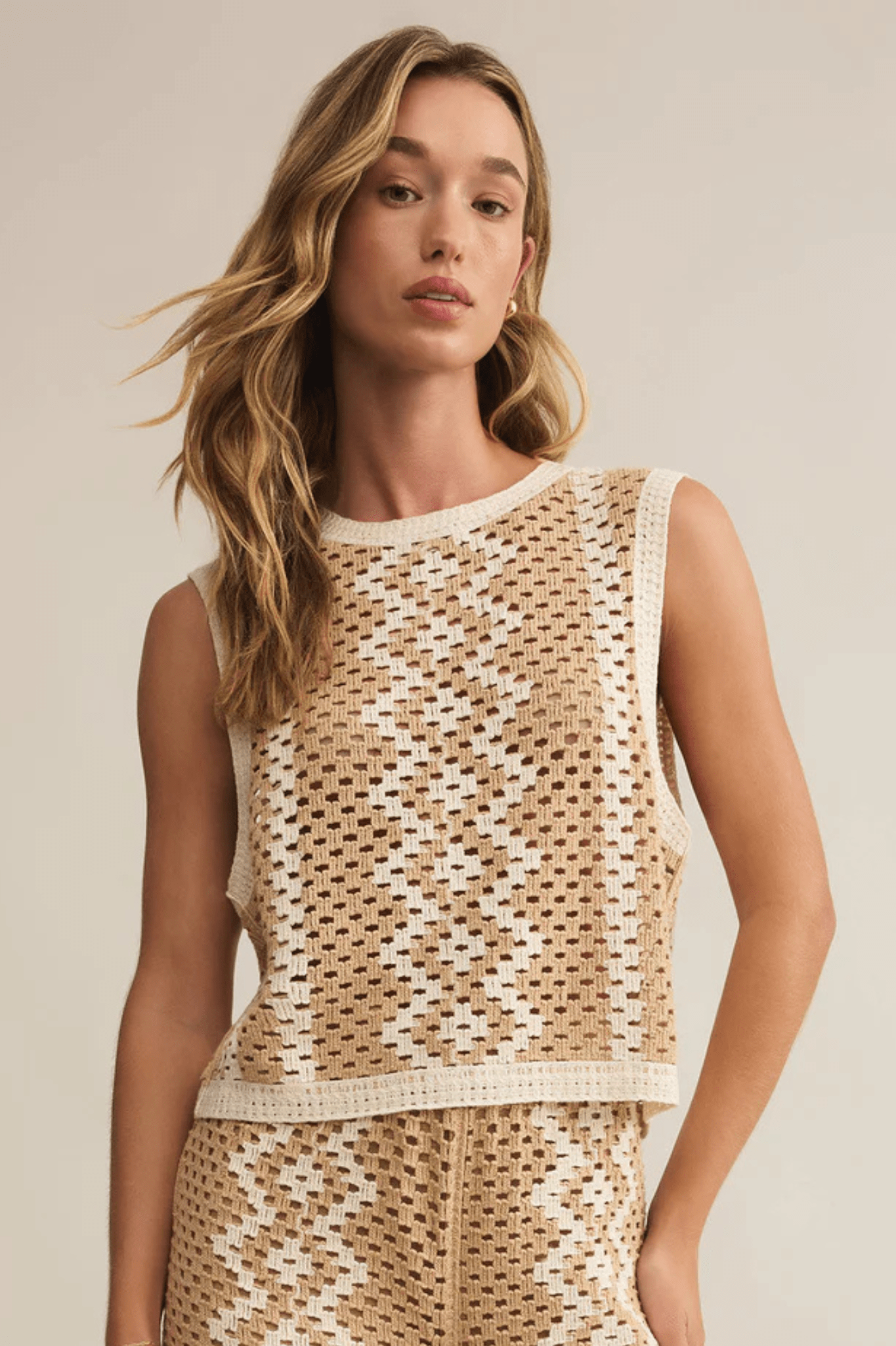 Z Supply: Oasis Crochet Top in Natural - J. Cole ShoesZ SUPPLYZ Supply: Oasis Crochet Top in Natural