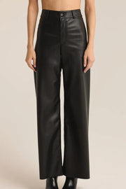 Z Supply: Rilynn Faux Leather Pant in Black - J. Cole ShoesZ SUPPLYZ Supply: Rilynn Faux Leather Pant in Black