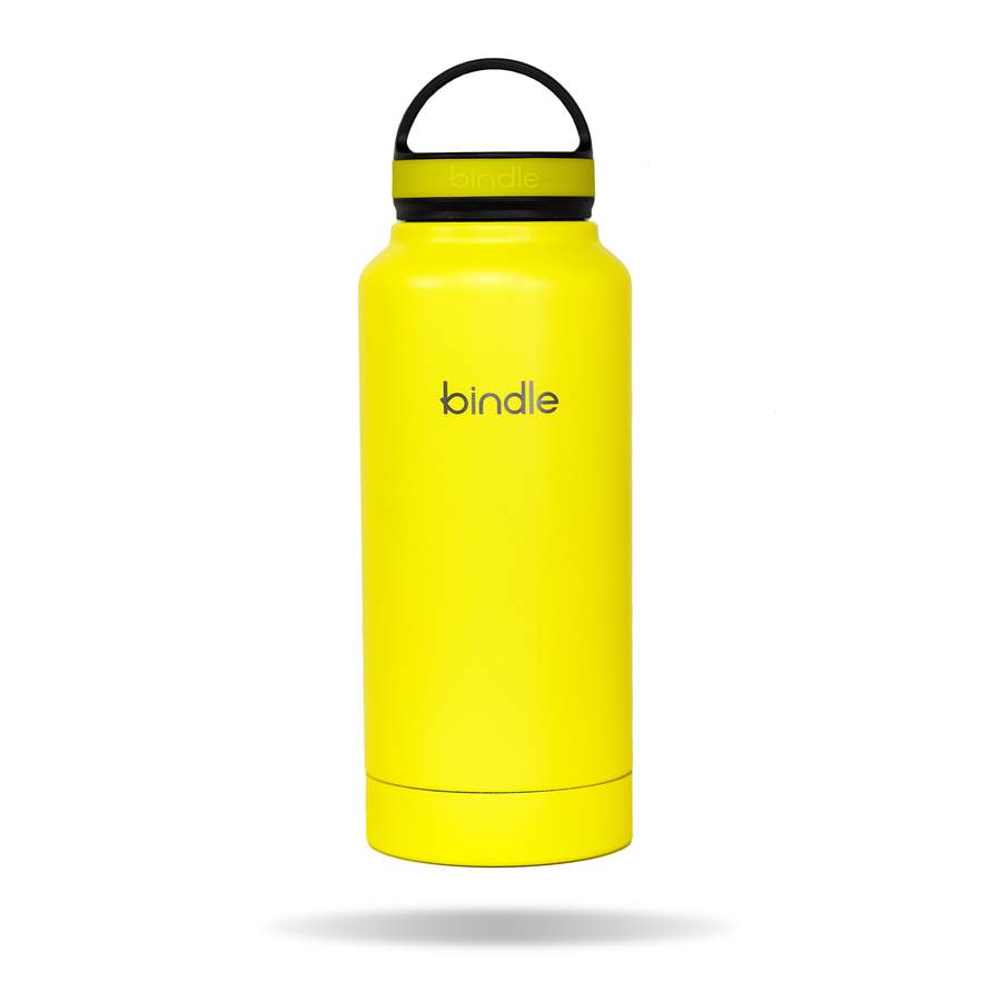 Bindle® Slim Stainless Water Bottle with Built-In Storage, Avocado