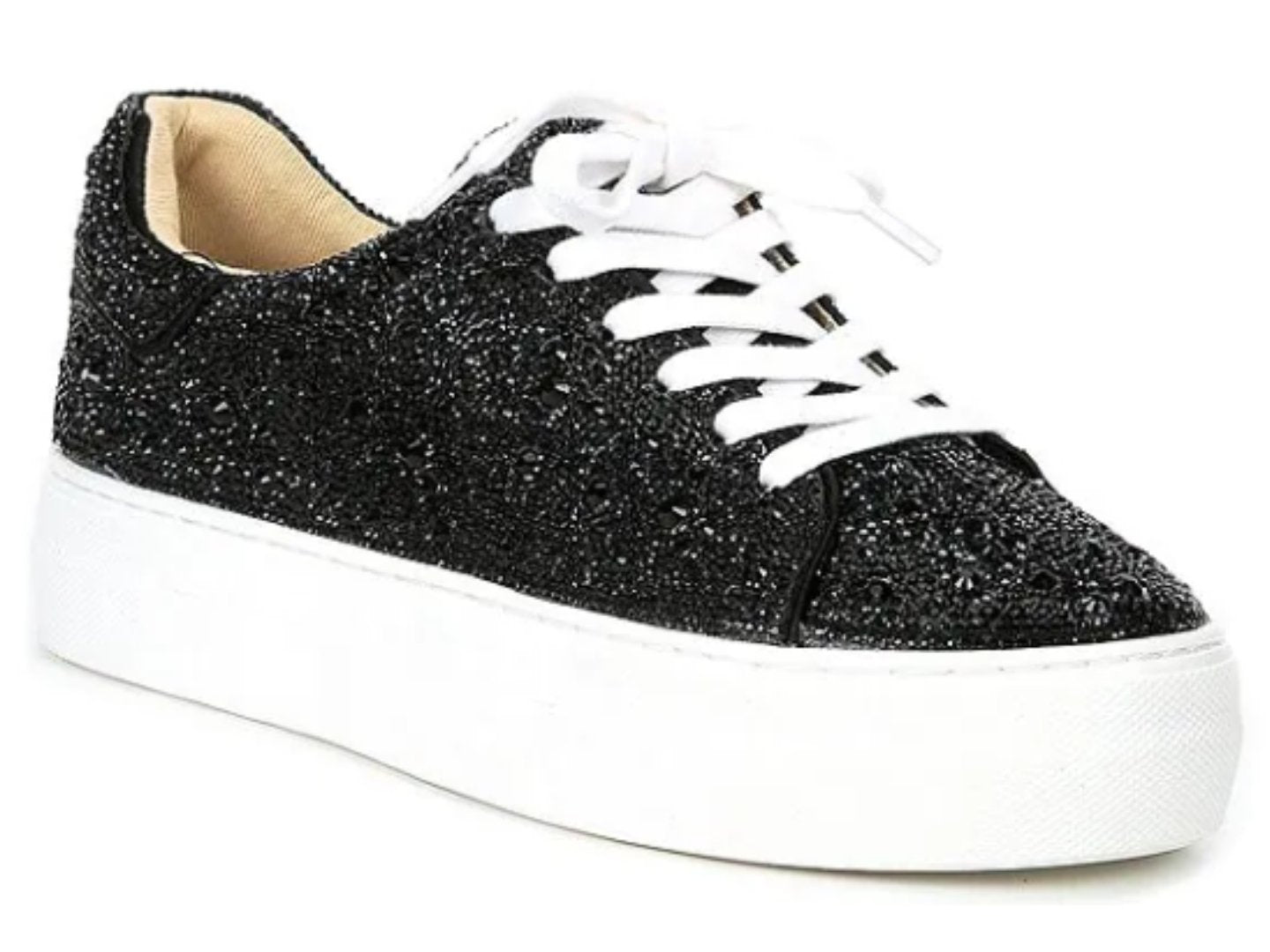 Betsey Johnson Sidny Rhinestone Platform Sneaker