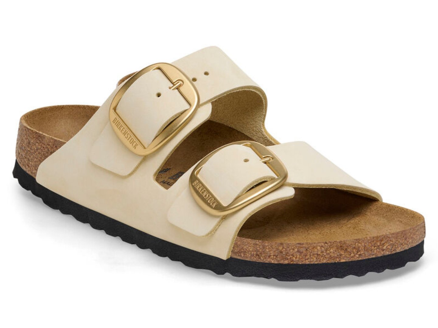 Birkenstock: Arizona Big Buckle in Ecru - J. Cole ShoesBIRKENSTOCKBirkenstock: Arizona Big Buckle in Ecru