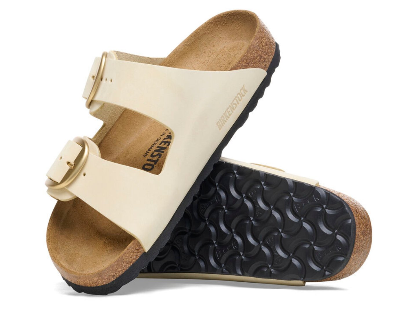 Birkenstock: Arizona Big Buckle in Ecru - J. Cole ShoesBIRKENSTOCKBirkenstock: Arizona Big Buckle in Ecru