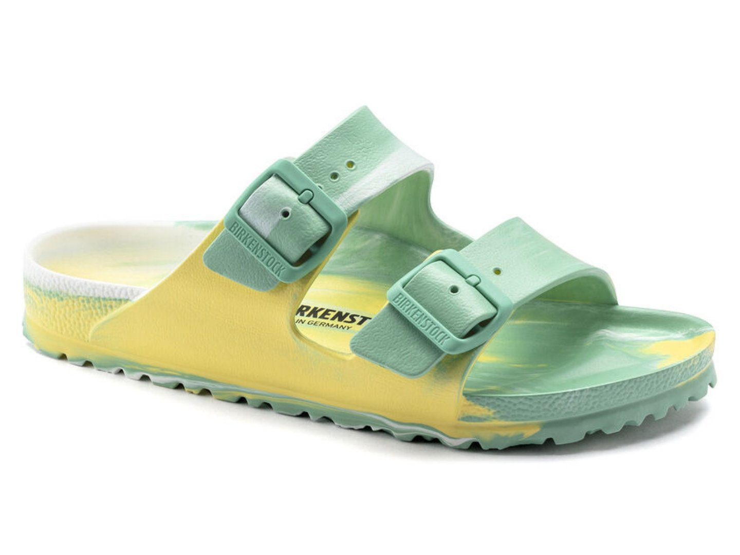 Birkenstock: Arizona Eva Multi Jade - J. Cole ShoesBIRKENSTOCK