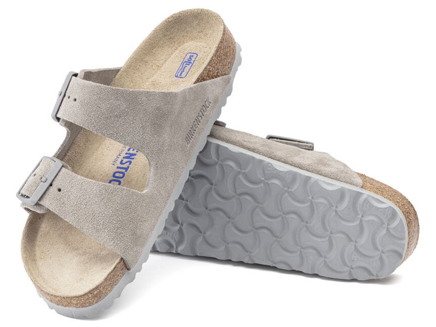 Birkenstock: Arizona SFB in Stone Coin - J. Cole ShoesBIRKENSTOCK