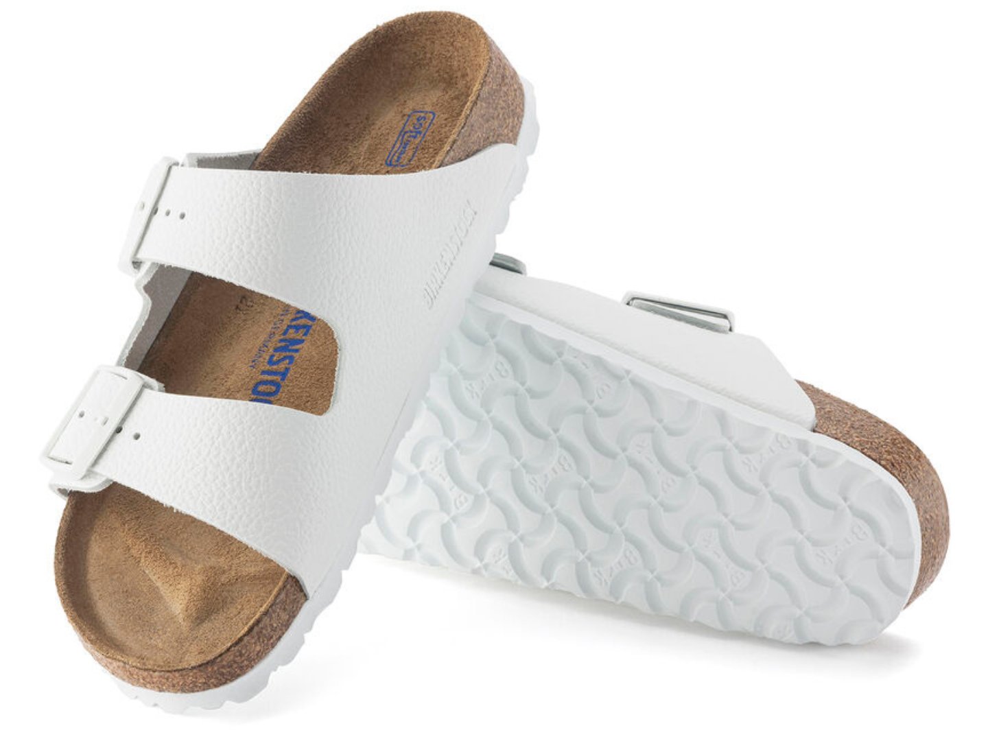 Birkenstock: Arizona SFB in White Leather - J. Cole ShoesBIRKENSTOCKBirkenstock: Arizona SFB in White Leather