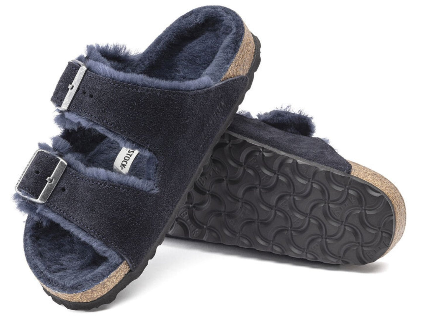 Birkenstock: Arizona Shearling in Midnight - J. Cole ShoesBIRKENSTOCKBirkenstock: Arizona Shearling in Midnight