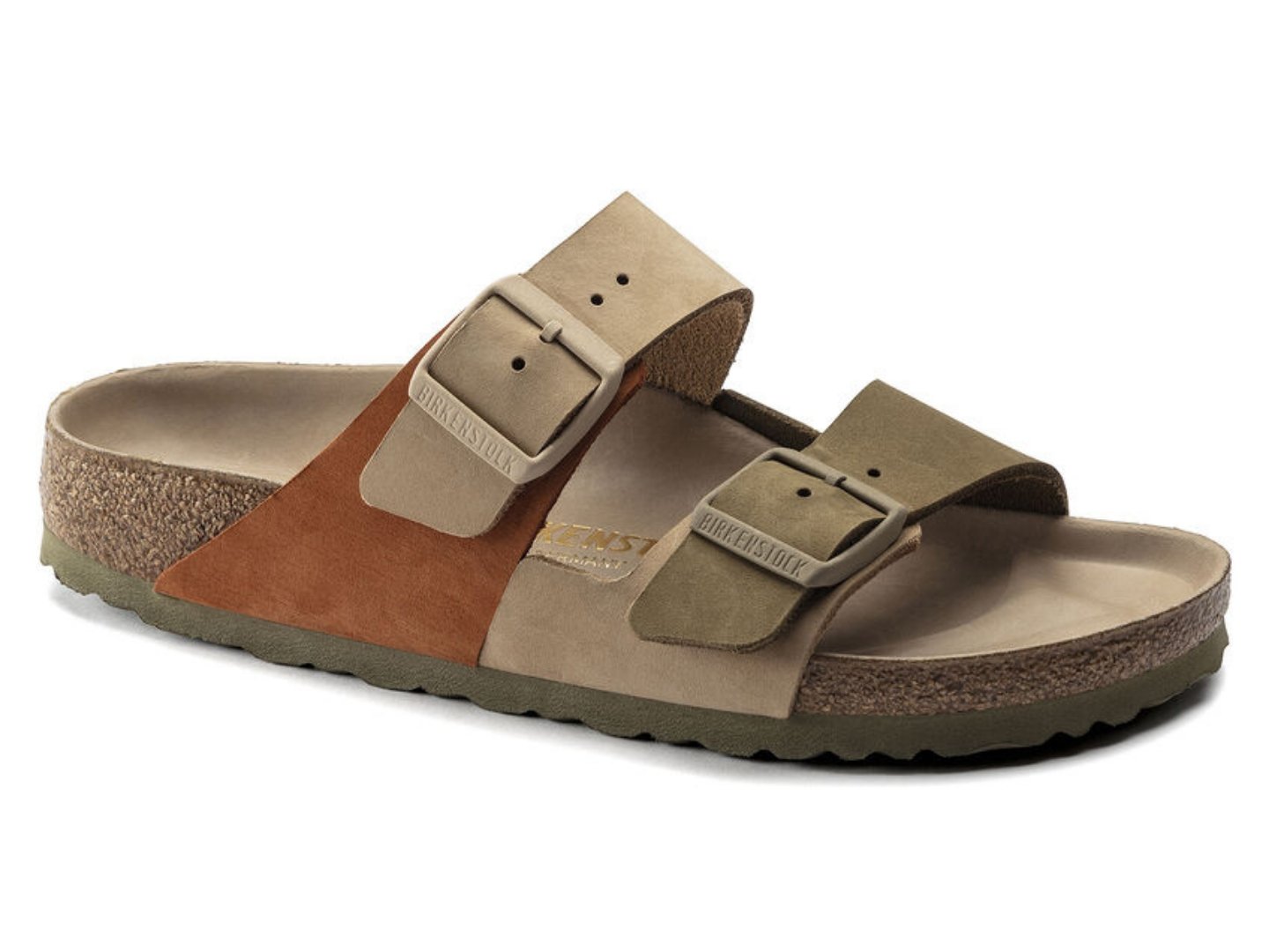 Birkenstock: Arizona Split Sandcastle & Faded Khaki - J. Cole ShoesBIRKENSTOCK