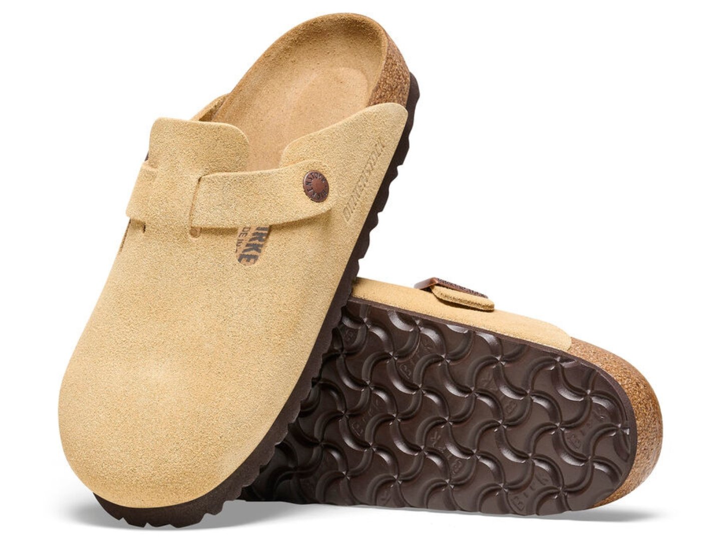 Birkenstock: Boston Latte Cream - J. Cole ShoesBIRKENSTOCKBirkenstock: Boston Latte Cream