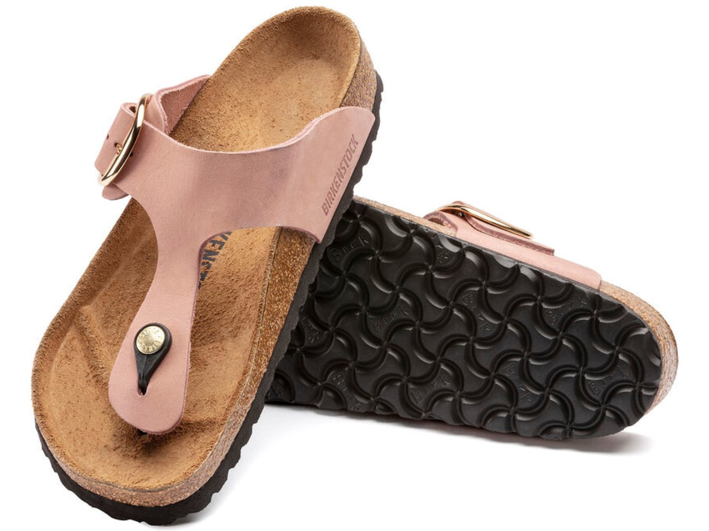 Birkenstock: Gizeh Big Buckle in Soft Pink - J. Cole ShoesBIRKENSTOCKBirkenstock: Gizeh Big Buckle in Soft Pink