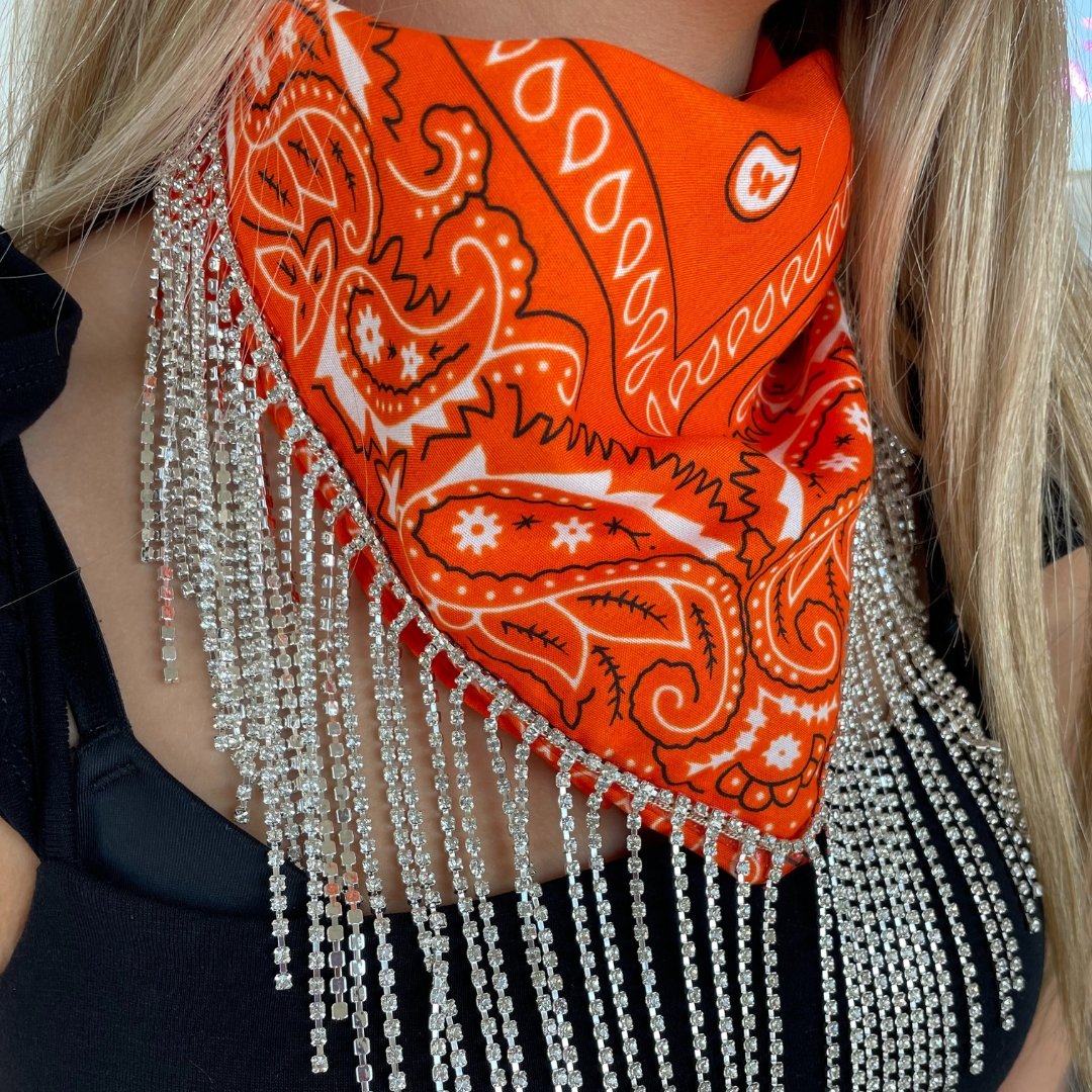 Bling Bandana Orange - J. Cole ShoesBLINGDANABling Bandana Orange