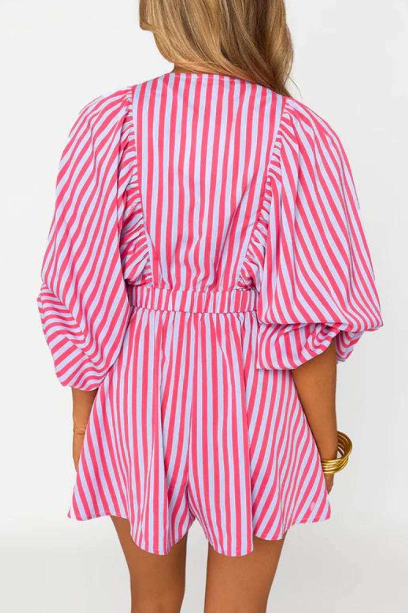 Buddy Love: Palm Beach Romper in Pink & Blue - J. Cole ShoesBUDDYLOVEBuddy Love: Palm Beach Romper in Pink & Blue