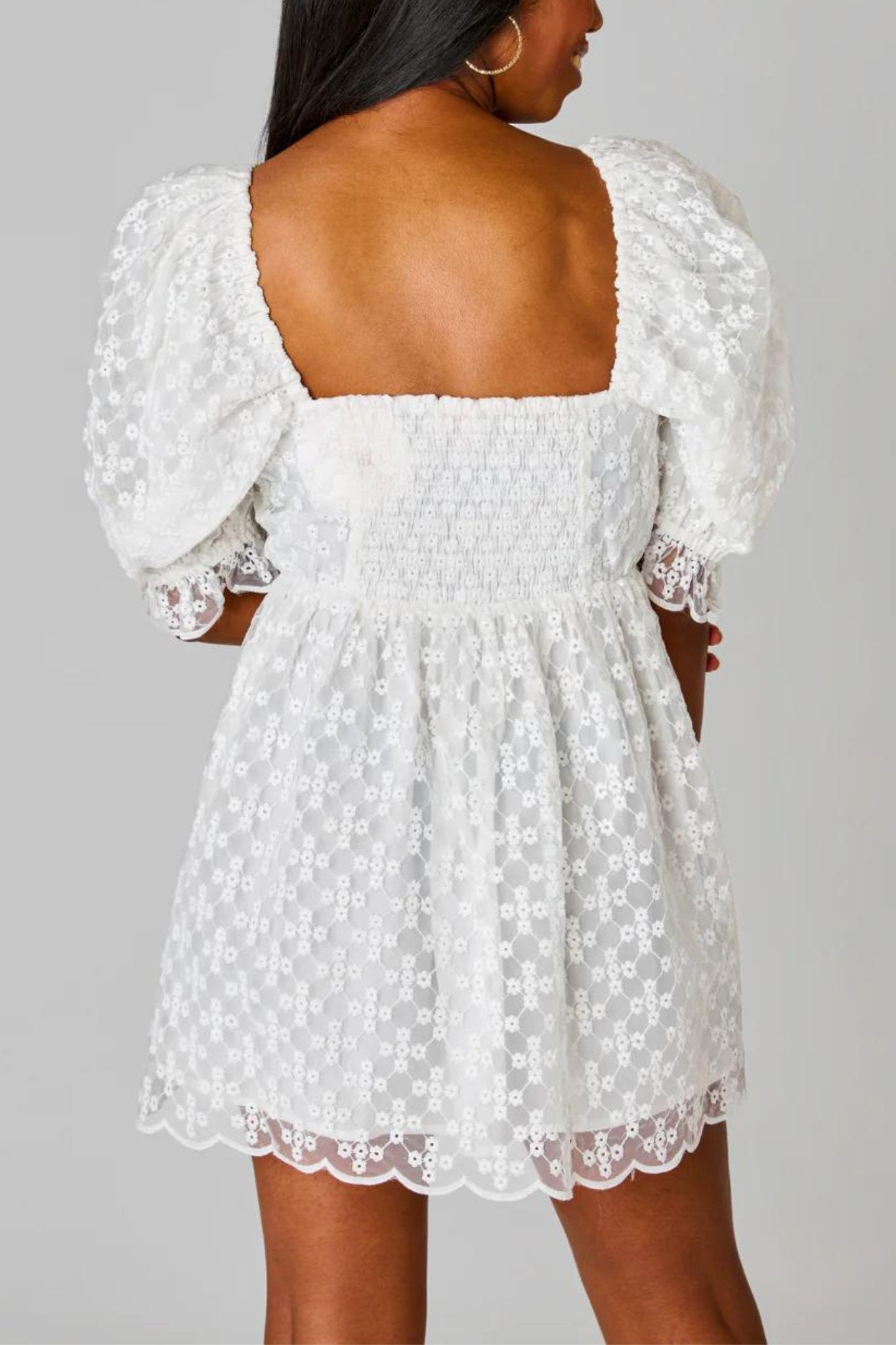 Buddylove: Colby Dress in Ivory Eyelet - J. Cole ShoesBUDDYLOVEBuddylove: Colby Dress in Ivory Eyelet