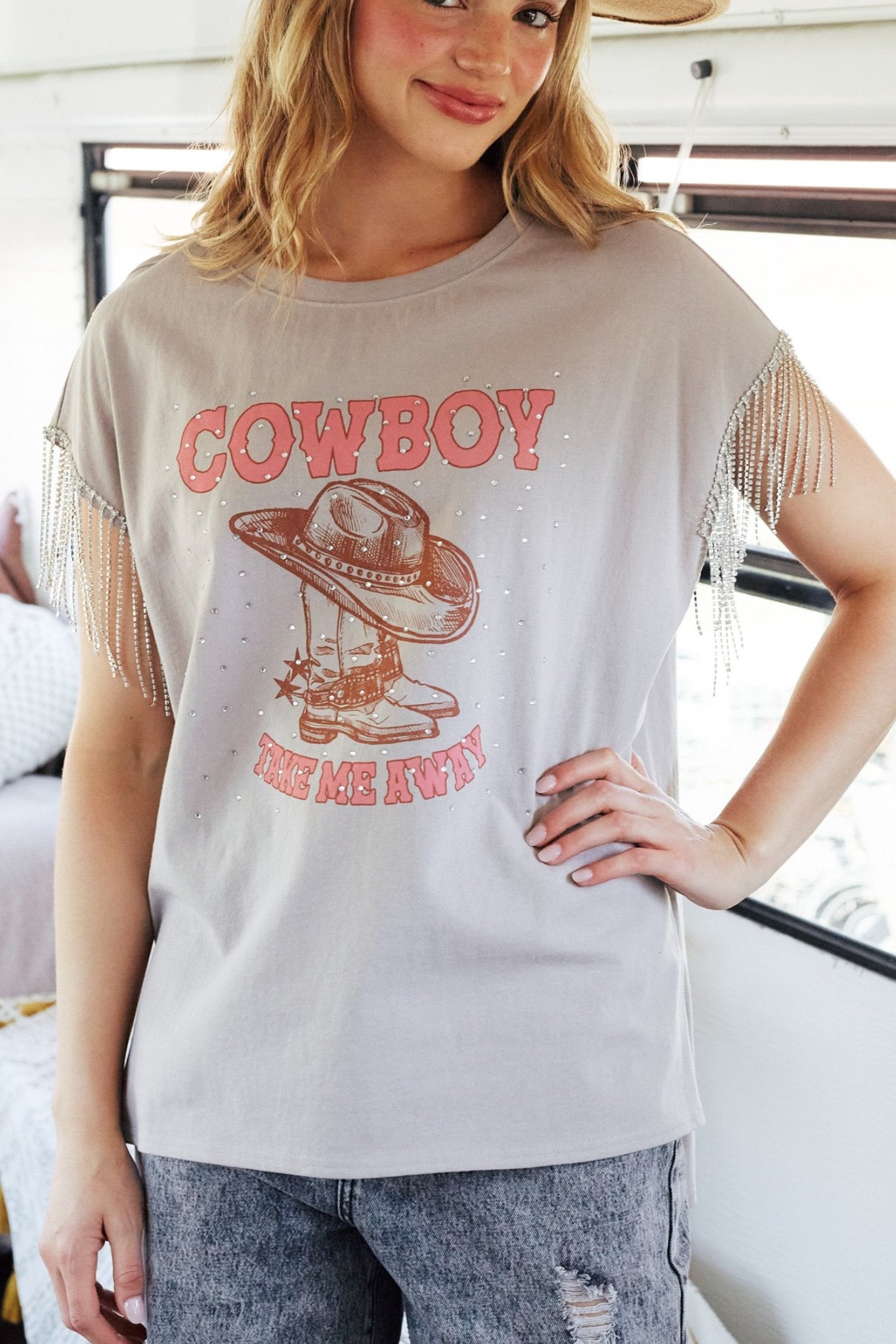 Cowboy Take me Away Top - J. Cole ShoesFANTASTIC FAWNCowboy Take me Away Top