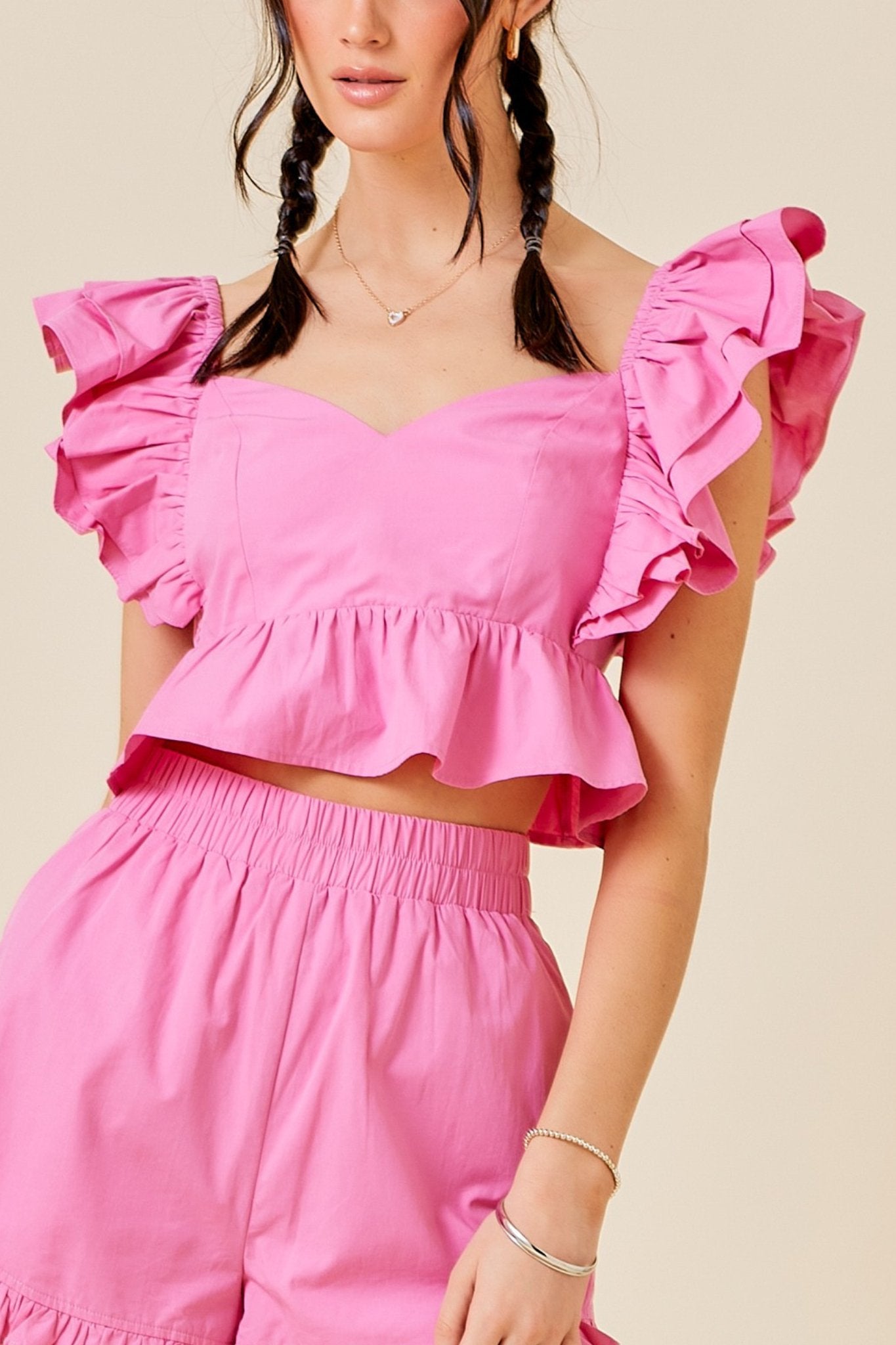 Double Trouble Ruffle Blouse - J. Cole ShoesDAY + MOONDouble Trouble Ruffle Blouse