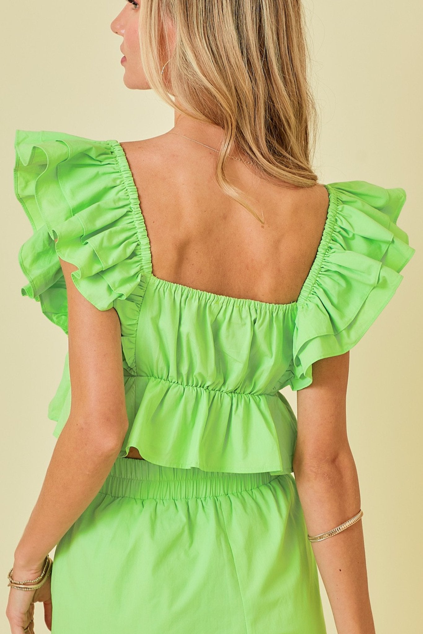 Double Trouble Ruffle Blouse - J. Cole ShoesDAY + MOONDouble Trouble Ruffle Blouse