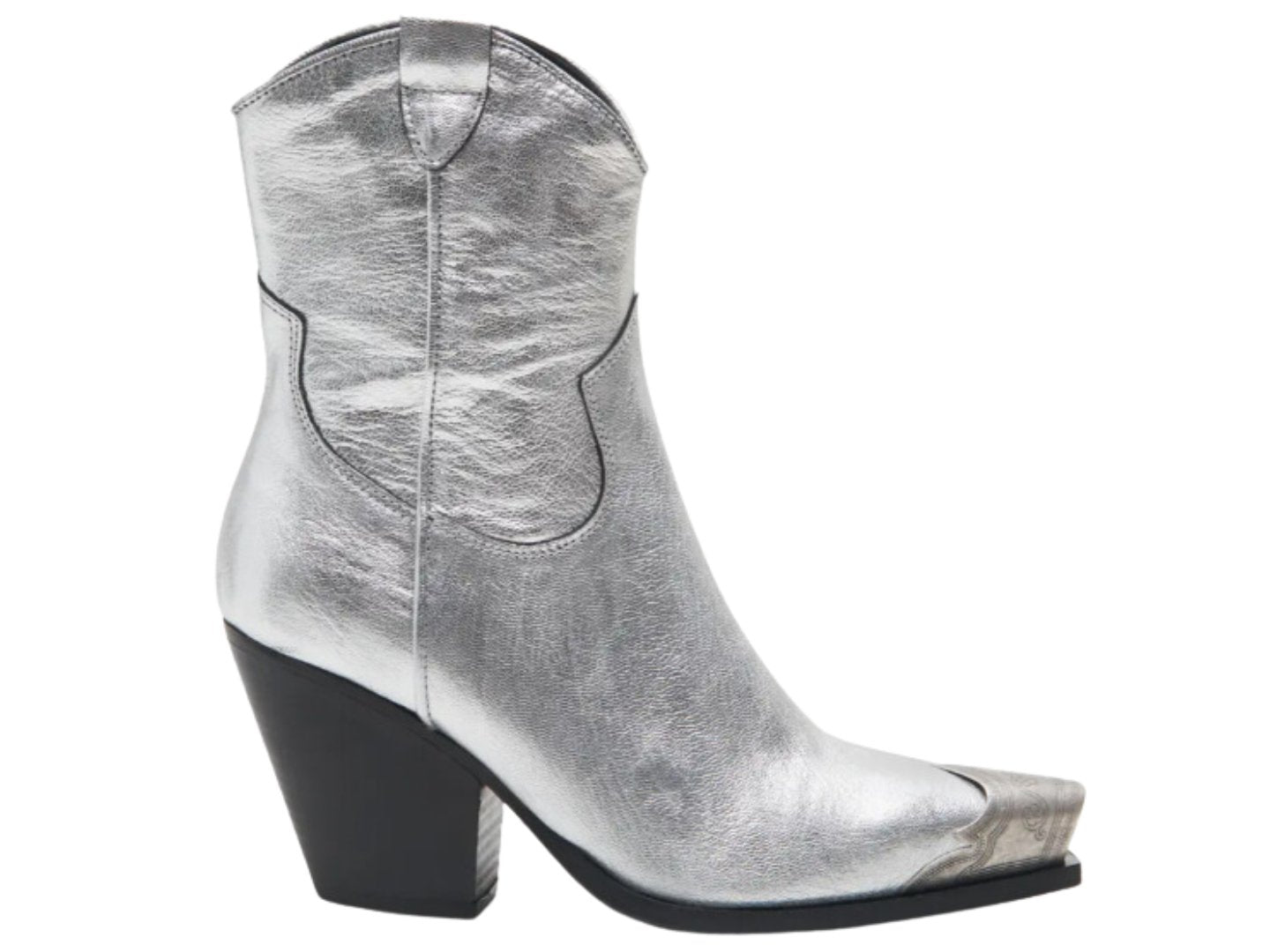 Free People: Brayden Western Boot in Pewter - J. Cole ShoesFree PeopleFree People: Brayden Western Boot in Pewter