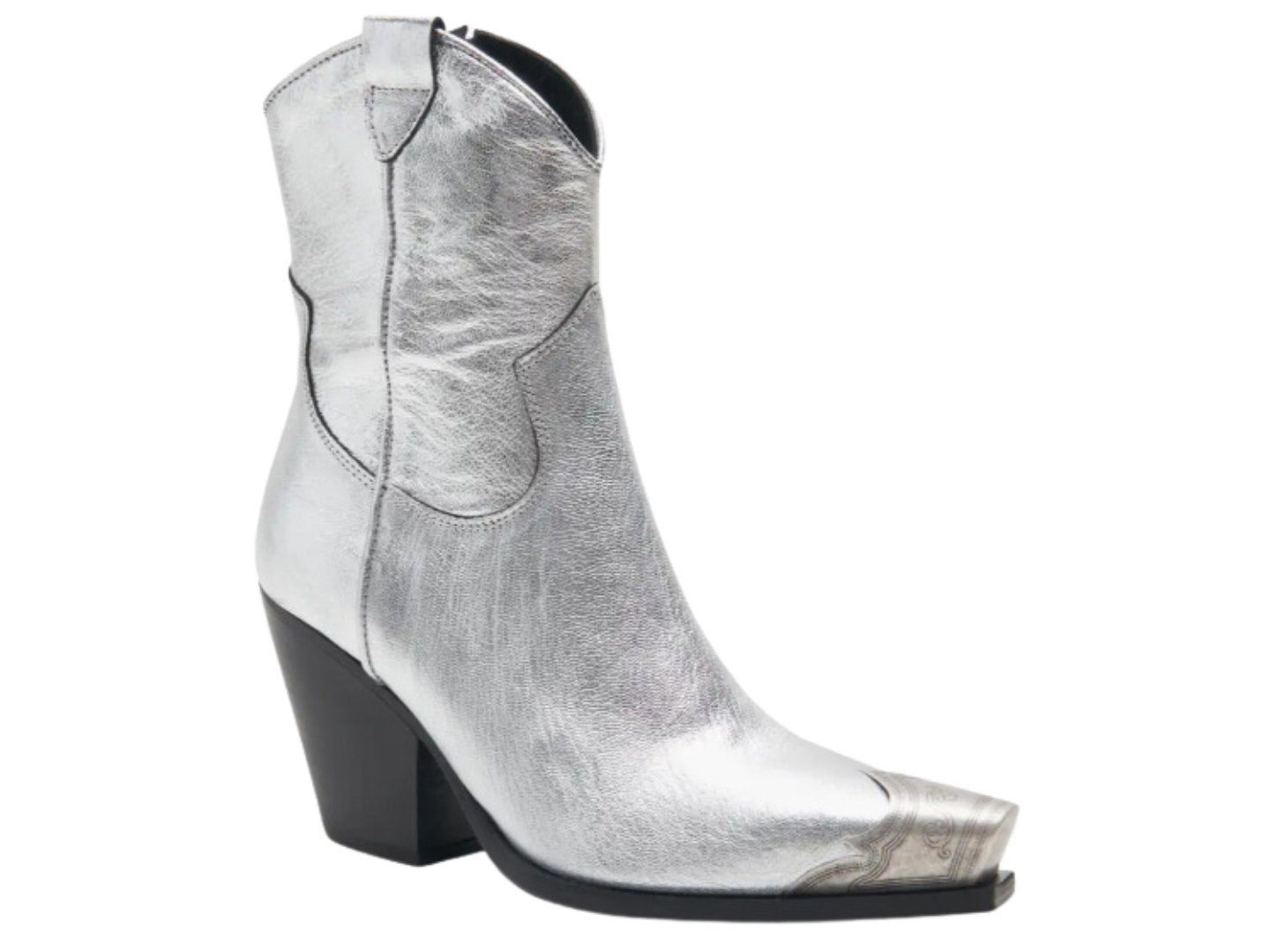 Free People: Brayden Western Boot in Pewter - J. Cole ShoesFree PeopleFree People: Brayden Western Boot in Pewter