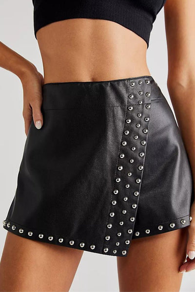 Free People: Studded Emmy Mini skort - J. Cole ShoesFree PeopleFree People: Studded Emmy Mini skort