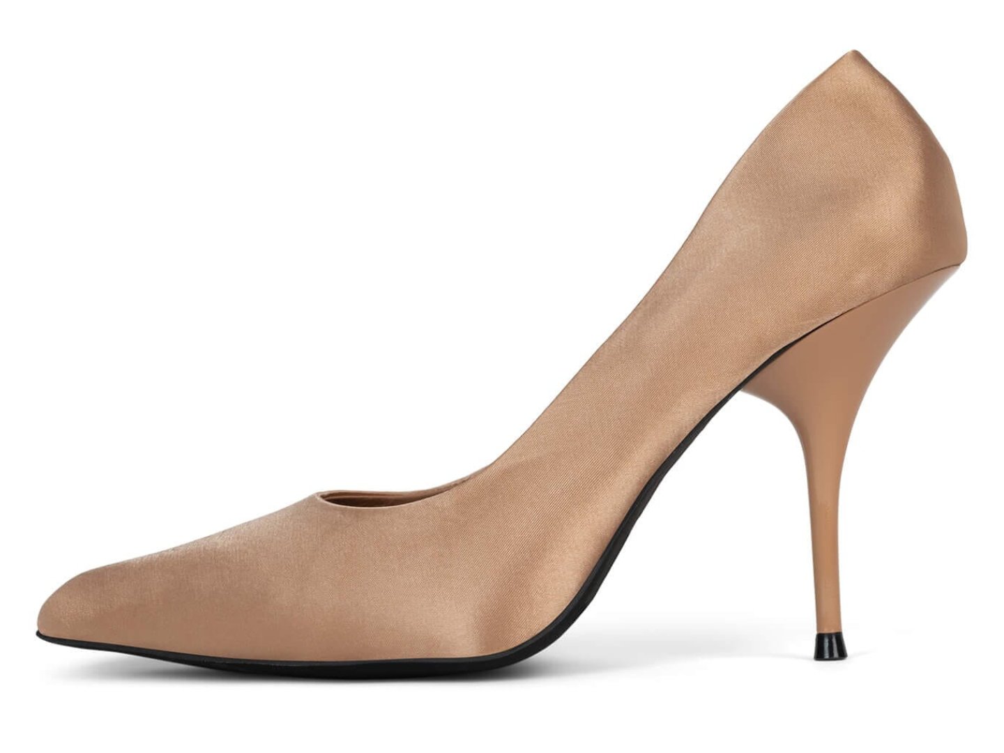 Jeffrey Campbell: Satisfied in Lt Beige Satin - J. Cole ShoesJEFFREY CAMPBELLJeffrey Campbell: Satisfied in Lt Beige Satin