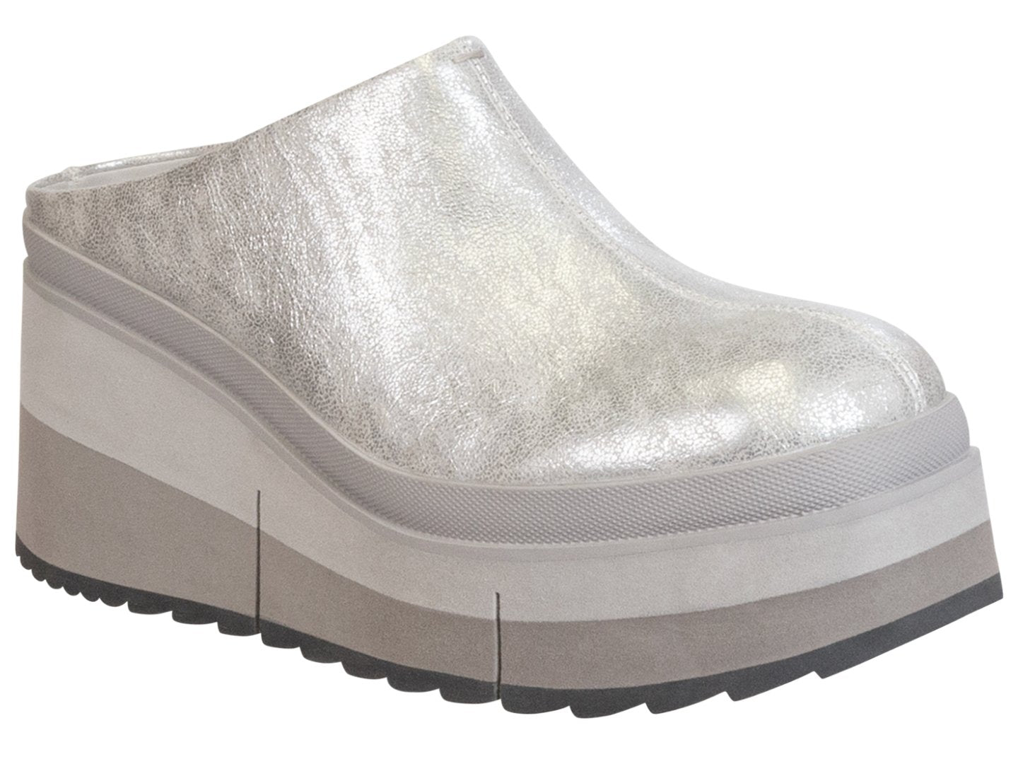 Naked Feet: COACH in SILVER Platform Clogs - J. Cole ShoesNAKED FEETNaked Feet: COACH in SILVER Platform Clogs