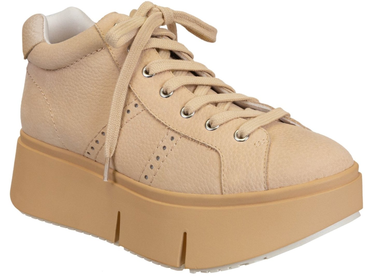 Naked Feet: ESSEX in BEIGE Platform High Top Sneakers - J. Cole ShoesNAKED FEETNaked Feet: ESSEX in BEIGE Platform High Top Sneakers