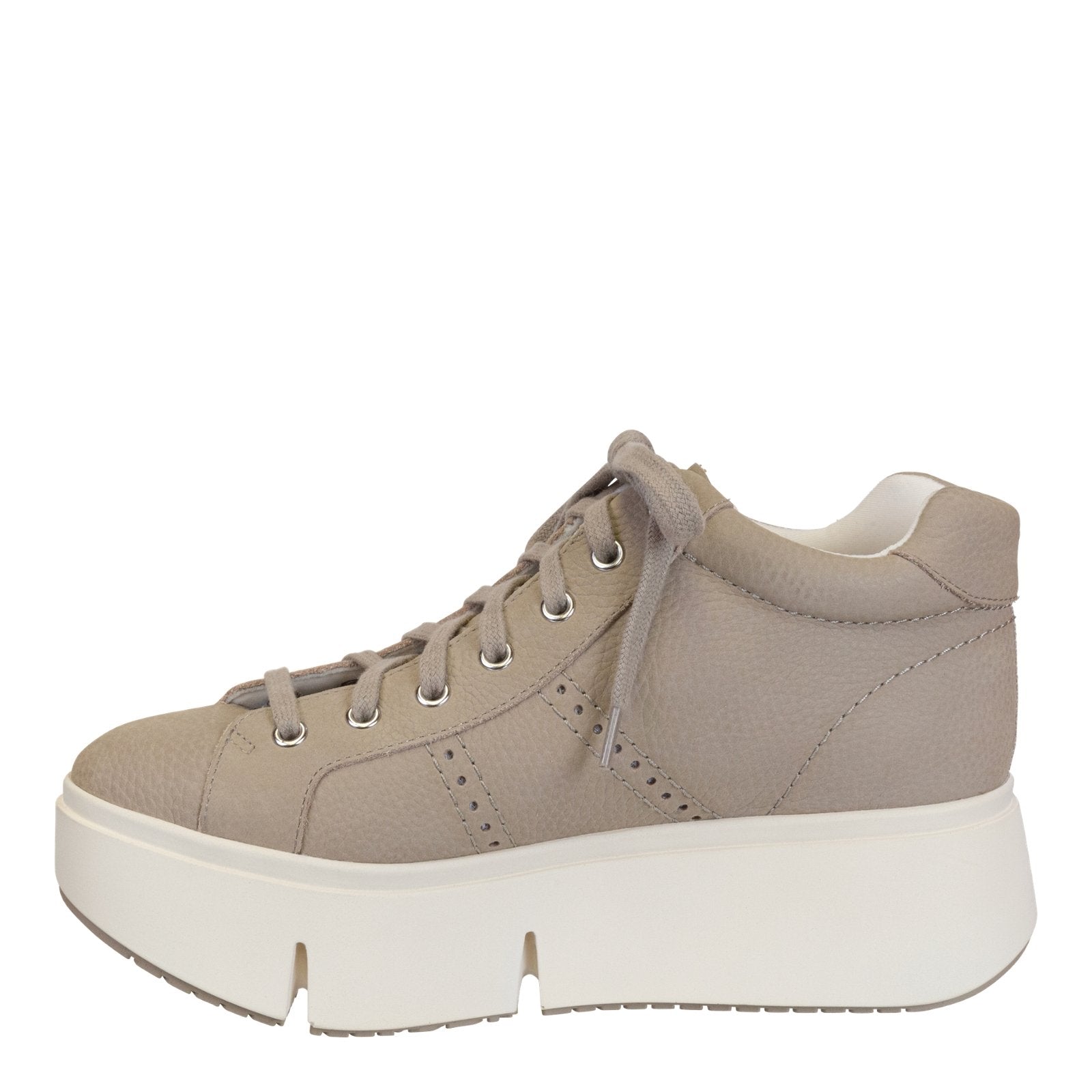 NAKED FEET - ESSEX in GREIGE Platform High Top Sneakers - J. Cole ShoesNAKED FEETNAKED FEET - ESSEX in GREIGE Platform High Top Sneakers