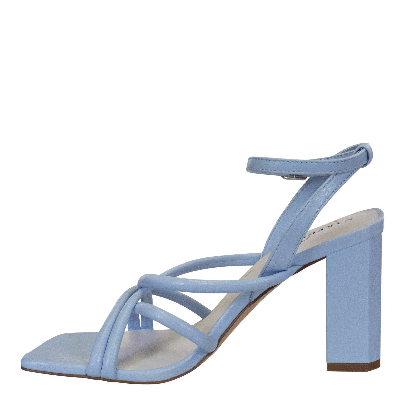 Naked Feet: MOOD in LIGHT BLUE Heeled Sandals - J. Cole ShoesNAKED FEETNaked Feet: MOOD in LIGHT BLUE Heeled Sandals