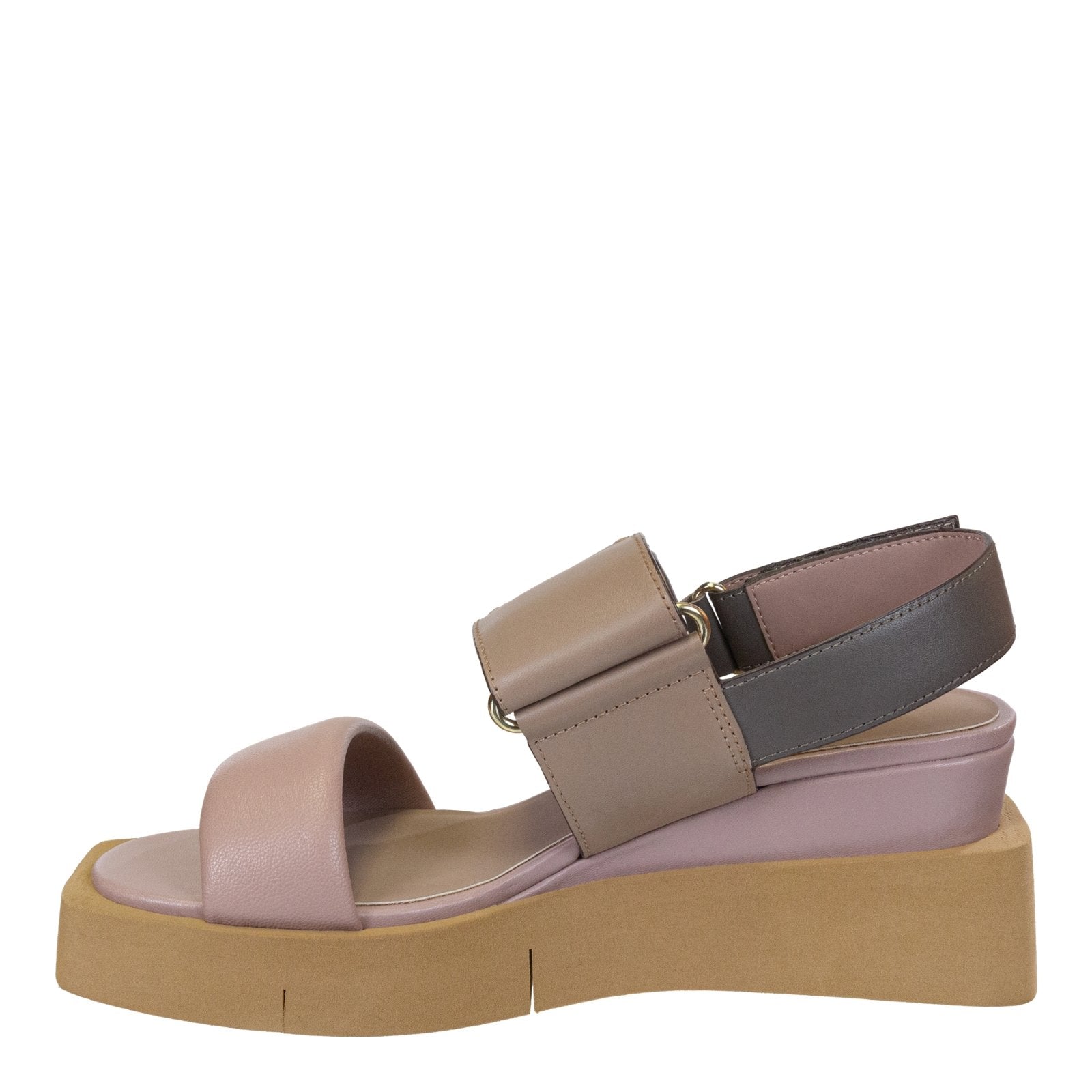 Naked Feet: PARADOX in ECRU Wedge Sandals - J. Cole ShoesNAKED FEETNaked Feet: PARADOX in ECRU Wedge Sandals