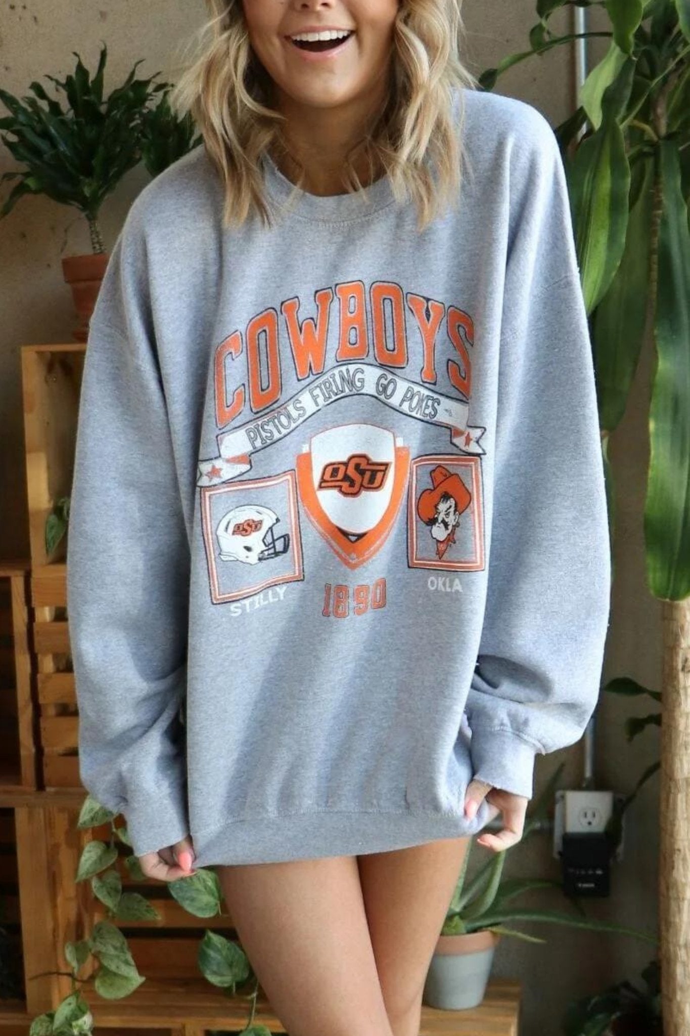 OSU Prep Patch Sweatshirt - J. Cole ShoesLIVY LUOSU Prep Patch Sweatshirt