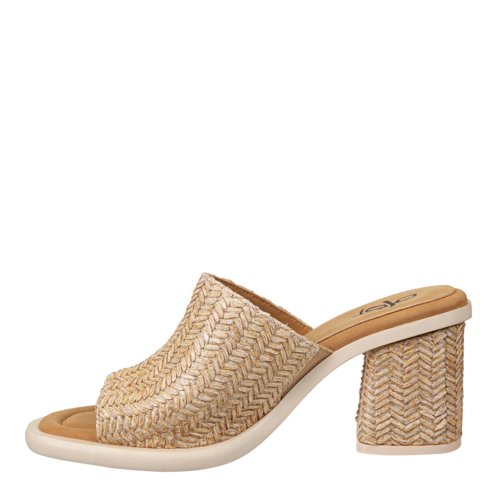 OTBT: BRAVURA in RAFFIA Heeled Sandals - J. Cole ShoesOTBTOTBT: BRAVURA in RAFFIA Heeled Sandals